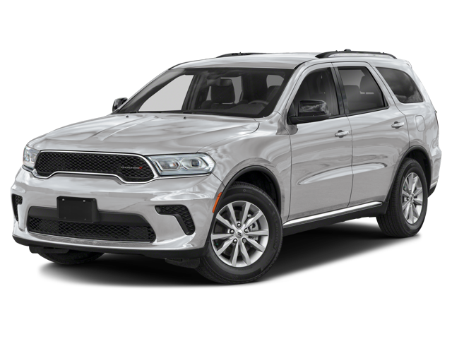 A silver 2025 Dodge Durango Hellcat SRT