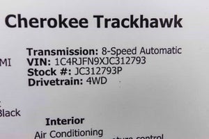 2018 Jeep Grand Cherokee Trackhawk 4x4