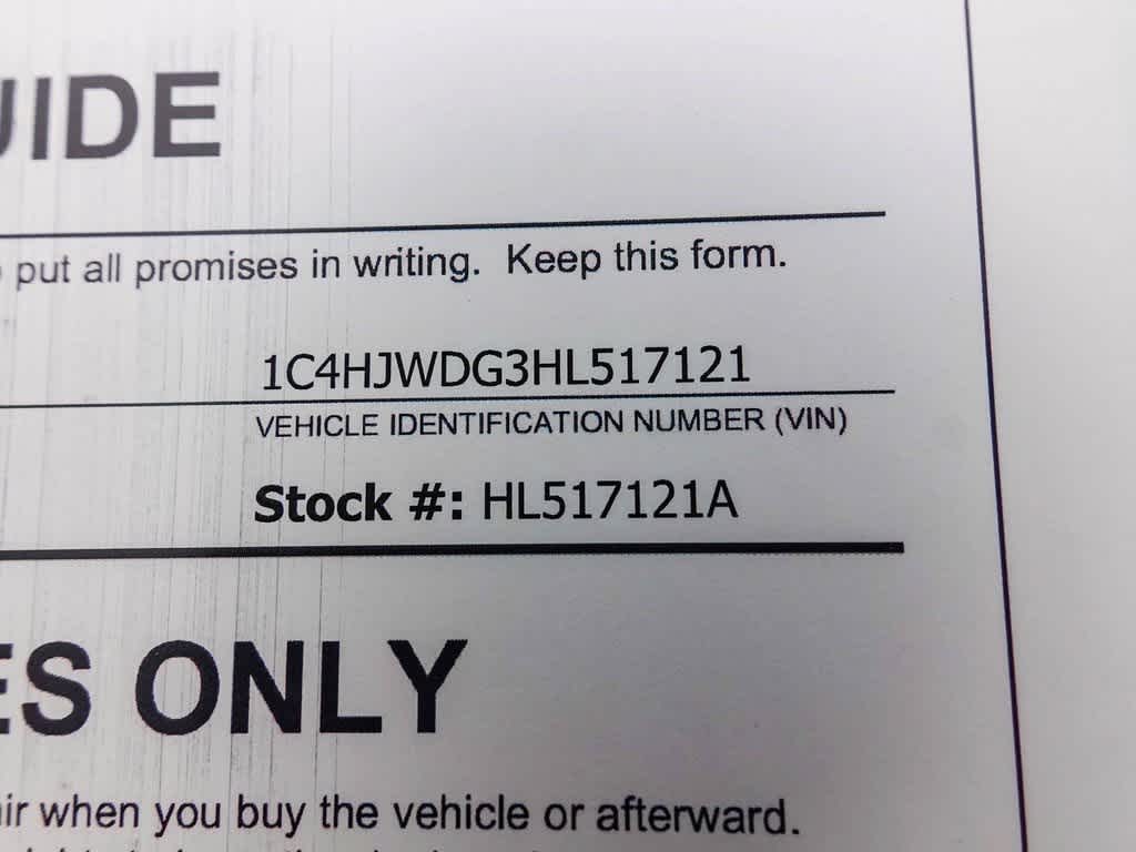 2017 Jeep Wrangler Unlimited Sport 4x4