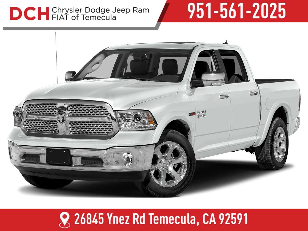 2018 RAM 1500 Laramie Crew Cab 4x4 6'4' Box