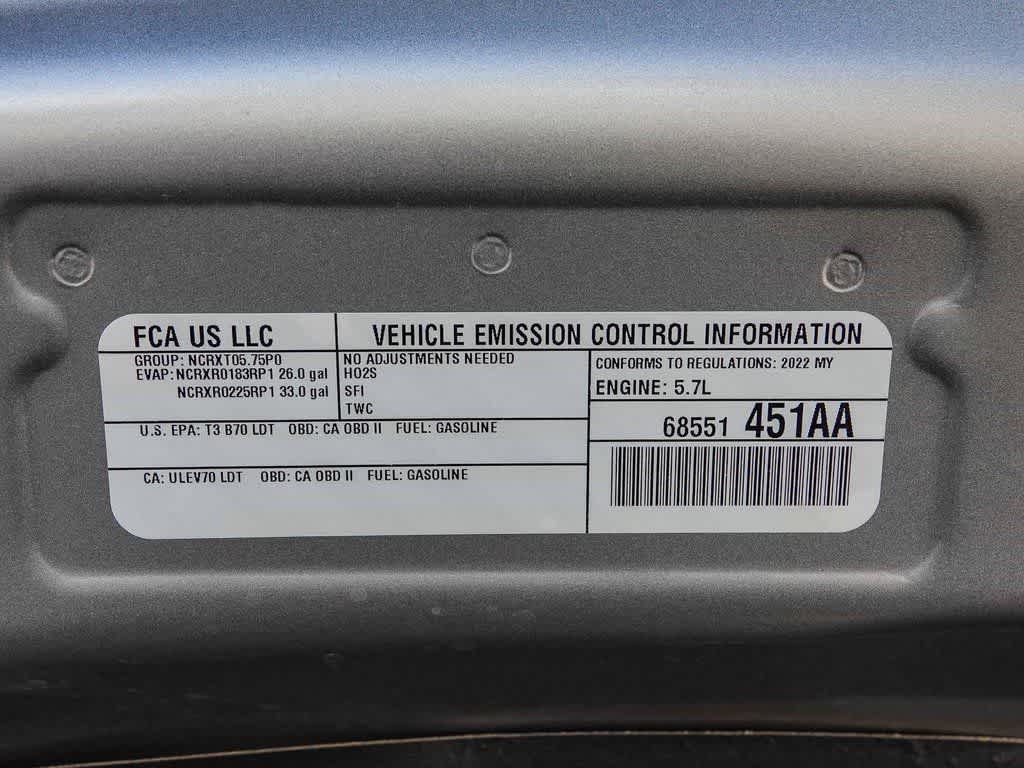 2022 RAM 1500 Rebel Crew Cab 4x4 5'7' Box