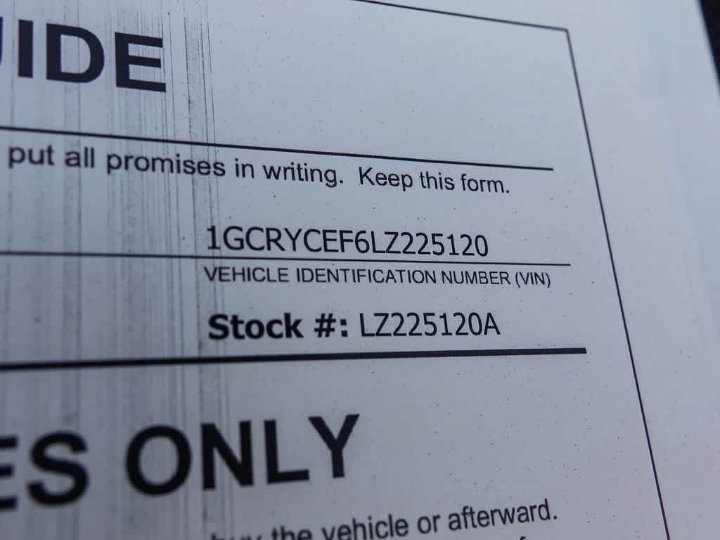 2020 Chevrolet Silverado 1500 4WD Double Cab Standard Bed Custom Trail Boss