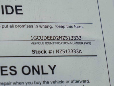 2022 Chevrolet Silverado 1500 4WD Crew Cab Short Bed RST
