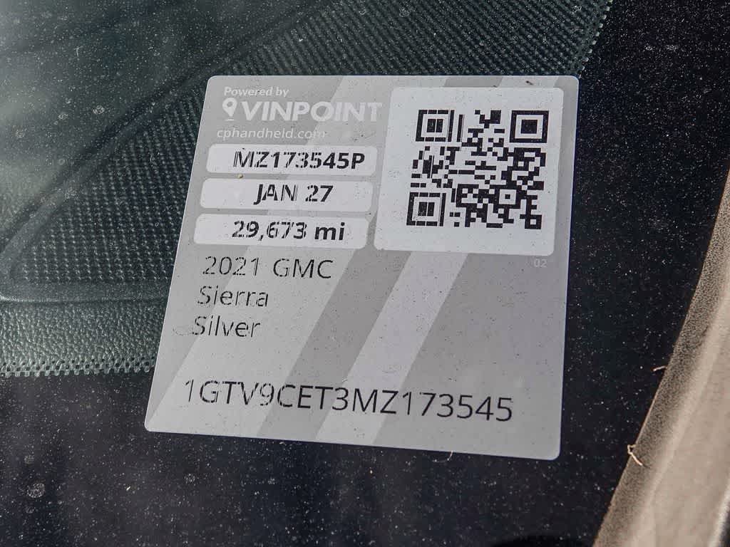 2021 GMC Sierra 1500 4WD Double Cab Standard Box Elevation