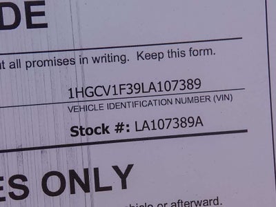 2020 Honda Accord Sport