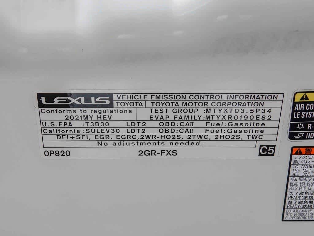 2021 Lexus RX F SPORT Handling