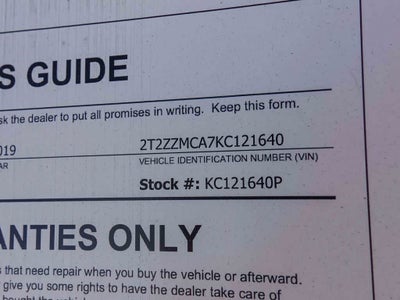 2019 Lexus RX 350 RX 350 FWD