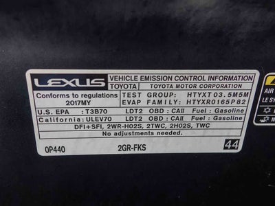 2017 Lexus RX 350 RX 350 FWD