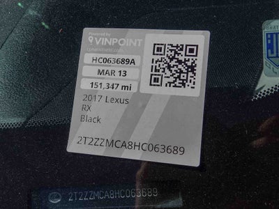 2017 Lexus RX 350 RX 350 FWD