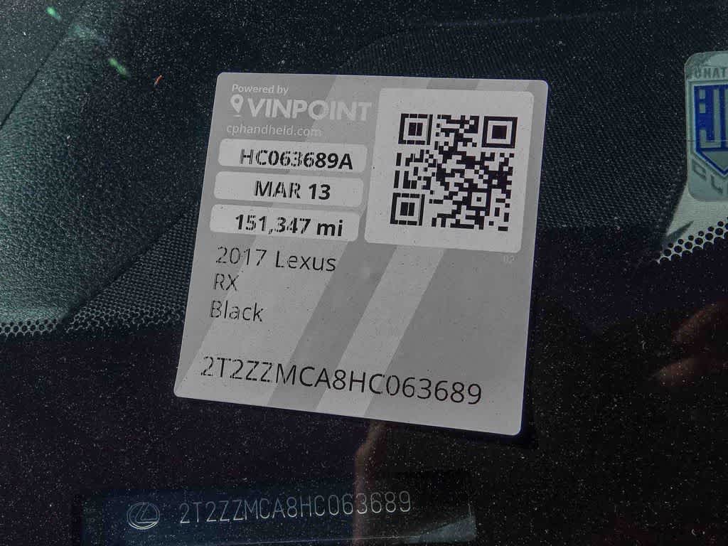 2017 Lexus RX 350 RX 350 FWD