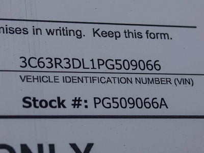 2023 RAM 3500 Big Horn Crew Cab 4x4 6'4' Box