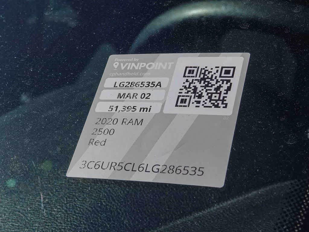 2020 RAM 2500 Tradesman Crew Cab 4x4 6'4' Box