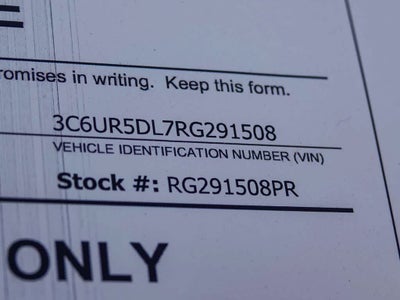 2024 RAM 2500 Big Horn Crew Cab 4x4 6'4' Box