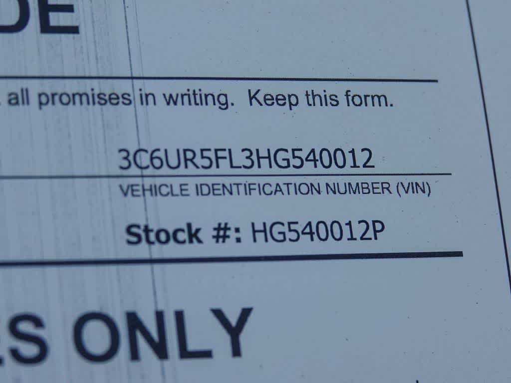 2017 RAM 2500 Laramie Crew Cab 4x4 6'4' Box