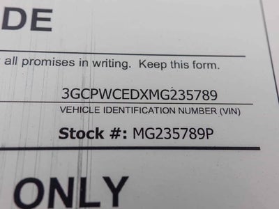 2021 Chevrolet Silverado 1500 2WD Crew Cab Short Bed LT