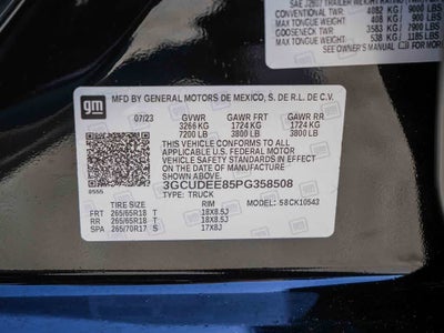 2023 Chevrolet Silverado 1500 4WD Crew Cab Short Bed RST