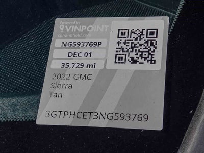 2022 GMC Sierra 1500 2WD Crew Cab Short Box Elevation