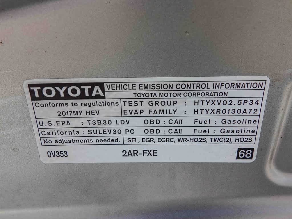 2017 Toyota Camry LE