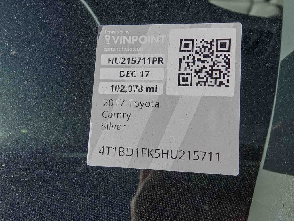 2017 Toyota Camry LE