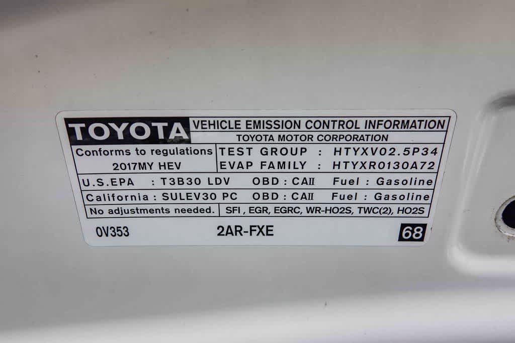 2017 Toyota Camry LE