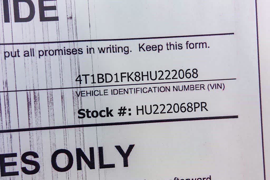 2017 Toyota Camry LE