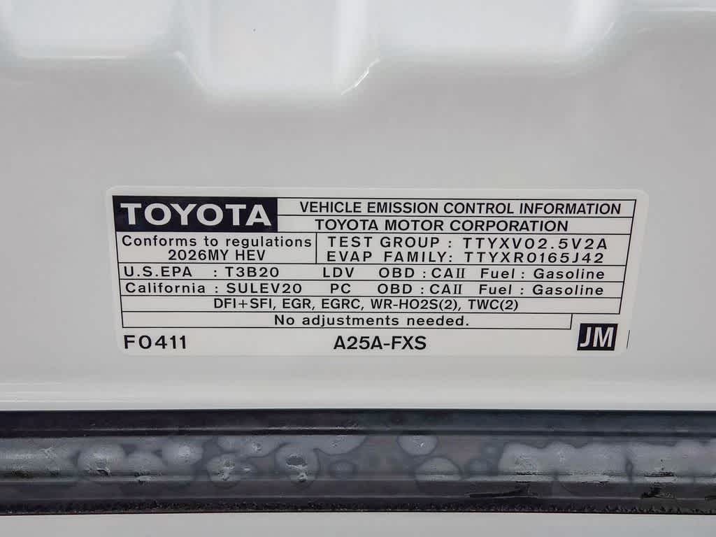 2026 Toyota Camry SE