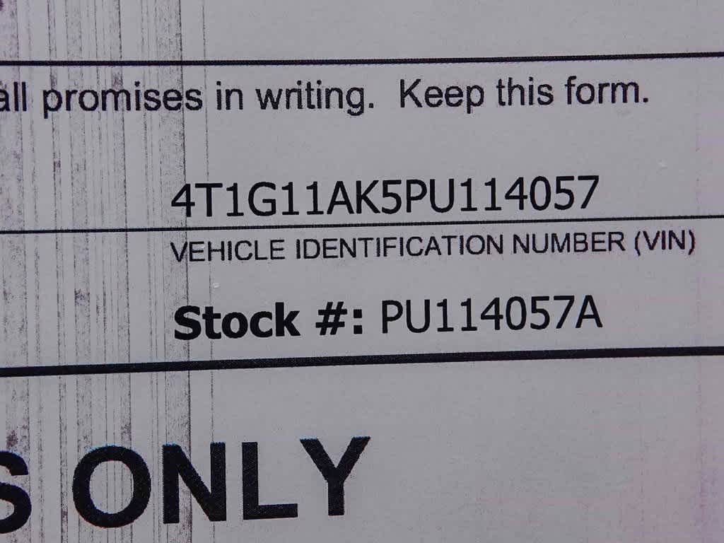 2023 Toyota Camry SE