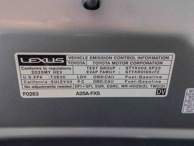 2025 Lexus ES ES 300h FWD