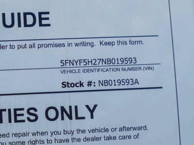 2022 Honda Pilot 2WD Special Edition