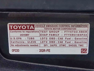 2015 Toyota Sienna SE 8 Passenger
