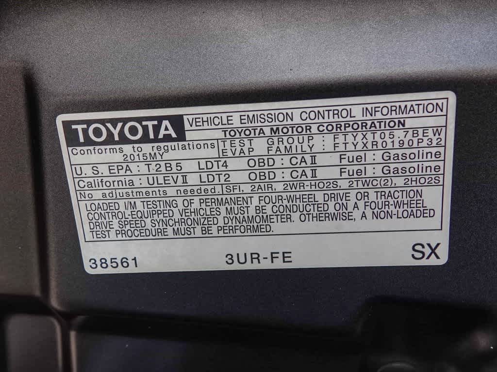 2015 Toyota Tundra SR5 5.7L V8