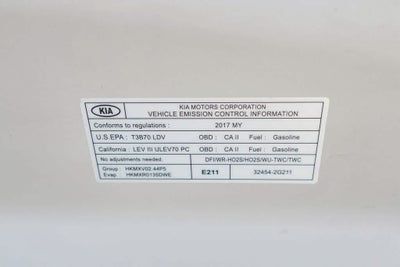 2017 Kia Sorento 2.4L L