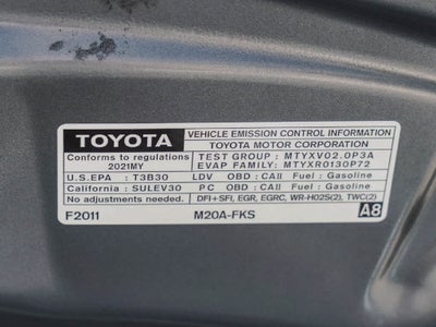 2021 Toyota Corolla XSE