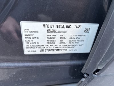 2021 Tesla Model X Long Range Dual Motor All-Wheel Drive