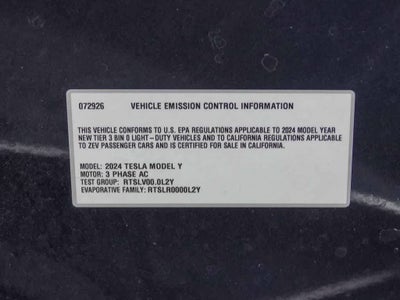 2024 Tesla Model Y Long Range Dual Motor All-Wheel Drive