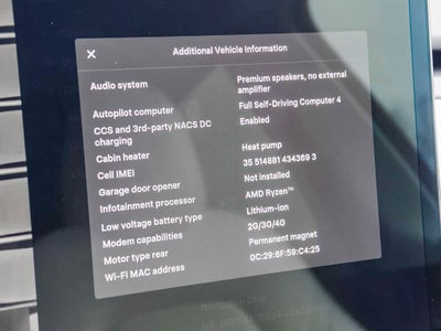 2025 Tesla Model Y Long Range Dual Motor Rear-Wheel Drive