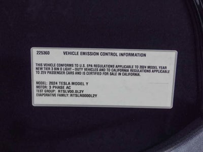 2024 Tesla Model Y Long Range Dual Motor All-Wheel Drive
