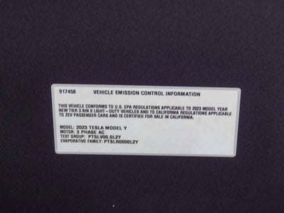 2023 Tesla Model Y Long Range Dual Motor All-Wheel Drive