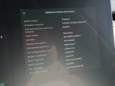 2022 Tesla Model Y Performance Dual Motor All-Wheel Drive