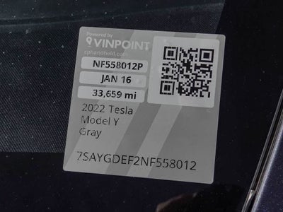 2022 Tesla Model Y Performance Dual Motor All-Wheel Drive