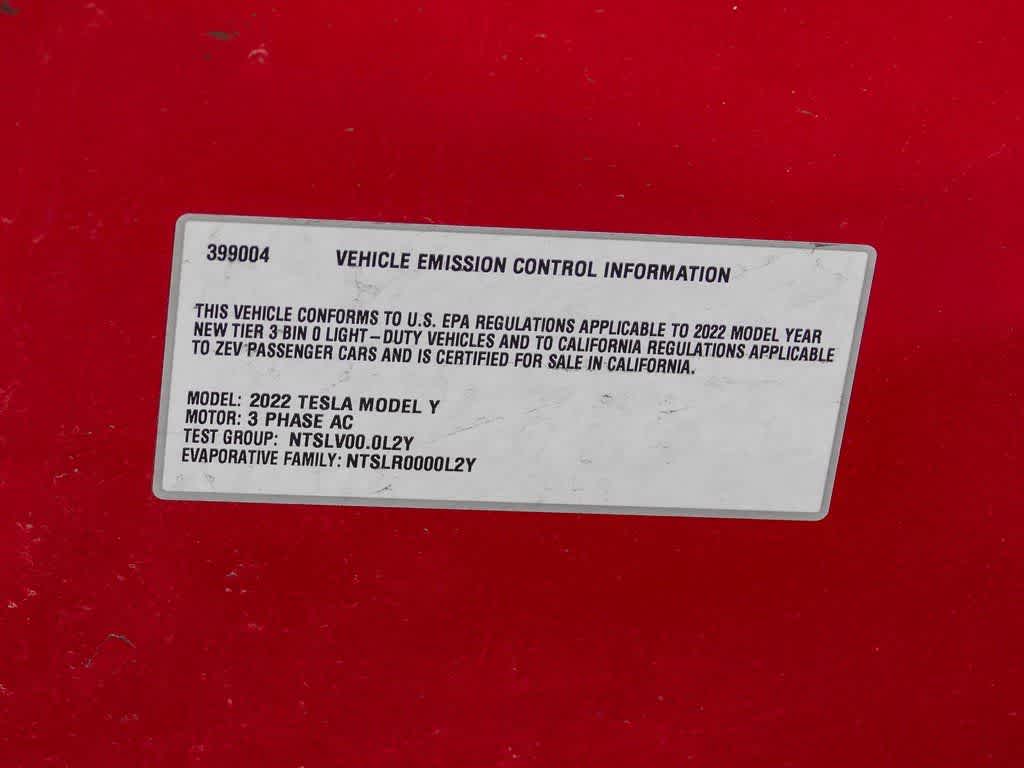 2022 Tesla Model Y Performance Dual Motor All-Wheel Drive