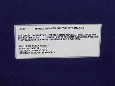 2023 Tesla Model Y Performance Dual Motor All-Wheel Drive