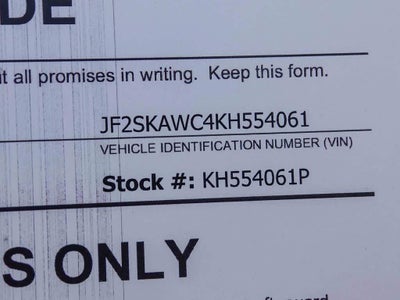 2019 Subaru Forester Touring