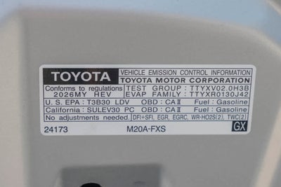 2026 Toyota Prius XLE