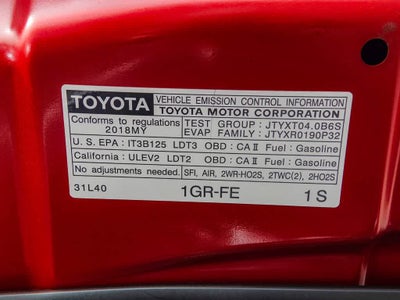 2018 Toyota 4Runner Limited