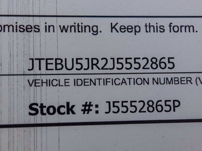 2018 Toyota 4Runner Limited