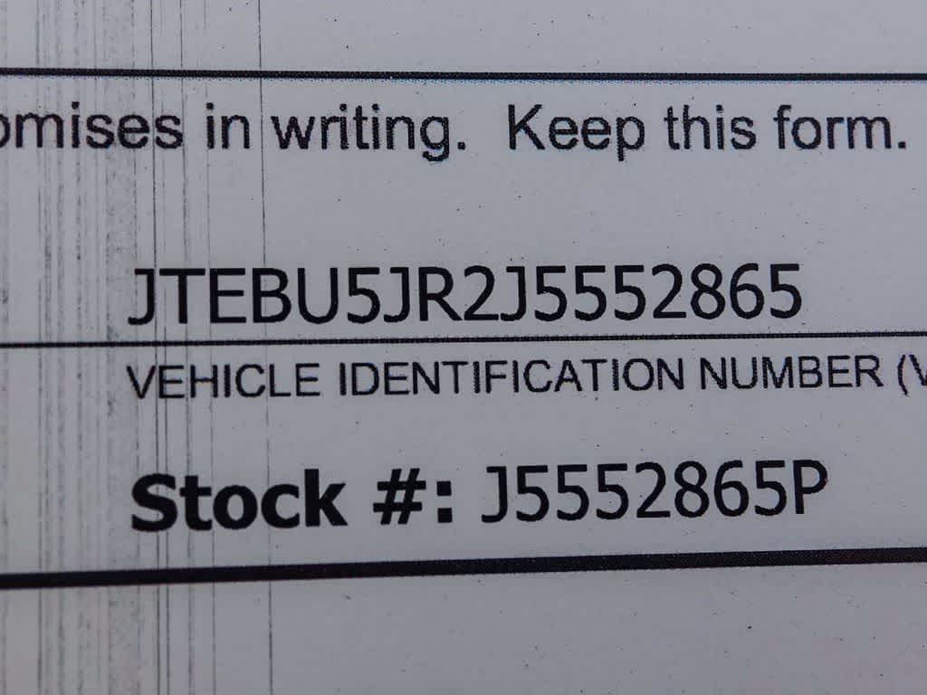 2018 Toyota 4Runner Limited