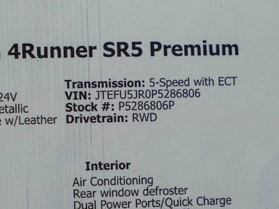 2023 Toyota 4Runner SR5 Premium