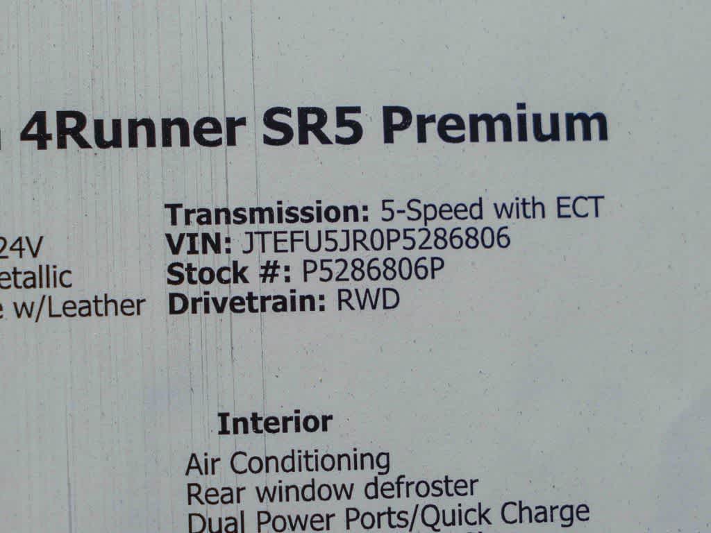 2023 Toyota 4Runner SR5 Premium