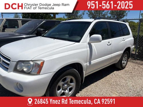 2003 Toyota Highlander 4dr 4-Cyl